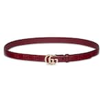 Rosso Ancora red GG leather