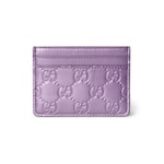 lilac GG leather