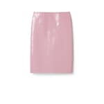 Naplak leather skirt