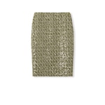 Wool cotton bouclé skirt