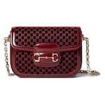 velours GG bordeaux