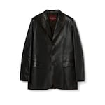 Jacke aus weichem Leder in Used-Optik