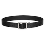 Rubber-effect jumbo GG leather belt