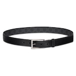 Reversible belt with rectangular buckle