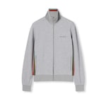 Cotton piquet double zip jacket