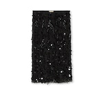 Jupe en dentelle avec sequins brodés