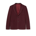 Textured jersey GG jacket