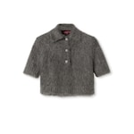 Brushed extra fine mohair top