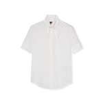 Silk crêpe de chine shirt with embroidery
