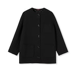 Reversible wool silk jacket