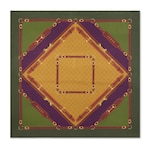 multicolor and dark green
