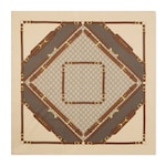 beige et multicolore
