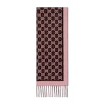 dark brown and pink
