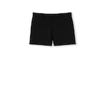 Wool silk shorts with embroidery