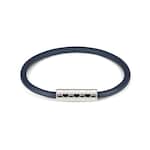 cuir bleu foncé