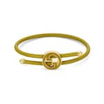 cuir jaune moutarde