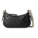 black GG leather