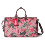 pink and red GG fabric