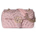 cuir nubuck rose clair