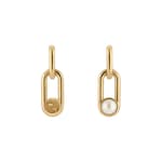Pendientes con perlas móviles