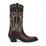 Stivale donna con ricamo