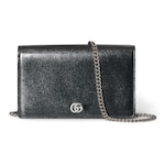 silver patent leather