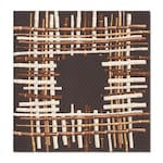 dark brown and light brown