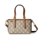 beige and brown GG fabric