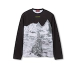 プリント テクニカルコットンジャージー Tシャツ