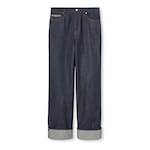Pantalón de denim con Gucci de selvedge