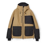 GG technical fabric jacquard jacket