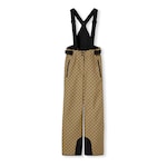 beige et marron foncé
