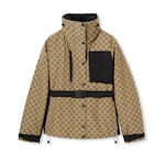 Chaqueta de jacquard de tejido técnico con GG