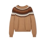 Chunky wool knit sweater