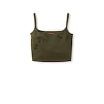 Top in lana mohair con ricamo