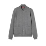 Wool cashmere knit cardigan