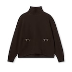 Wool cashmere sweater with Horsebit