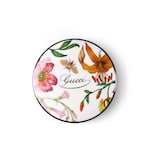 Kleine, runde Schatulle mit Gucci Flora-Print