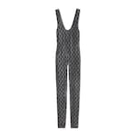 Jumpsuit mit GG Kristall-Stickerei