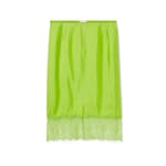 Jupe en twill de viscose avec dentelle fleurie