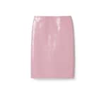 Naplak leather skirt