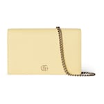 light yellow leather