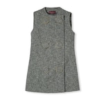 Kleid aus Wolle mit Knötchen-Optik