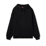 Double cotton jersey sweatshirt with logo