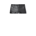 Short en cuir GG embossé
