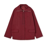 Jacke aus Stoff mit Kapuze und Logo