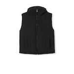 Veste sans manches réversible en laine bouclée