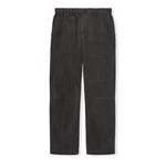 Pantalone in tessuto di cotone effetto délavé con logo
