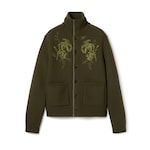 Cardigan aus Wollstrick mit Stickerei