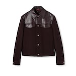 Jacke aus Batavia-Wolle mit Logo